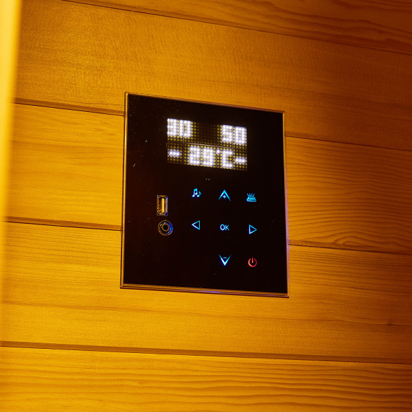 Инфракрасная сауна Mexda WS-1703SR красный кедр 1500*1050*2000