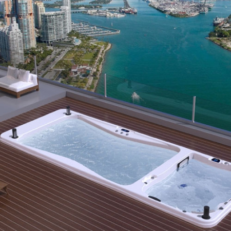 Плавательный спа бассейн Wellis Danube Turbine